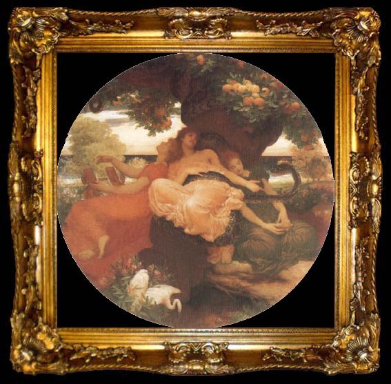 framed  Frederick Leighton Garden of the Hesperides, ta009-2